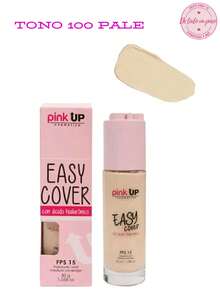 A LITTLE OF EVERYTHING Pink Up Easy Cover Liquid Makeup Base Medium Coverage SPF15 With Hyaluronic Acid Tone #100 Pale - White - View 1