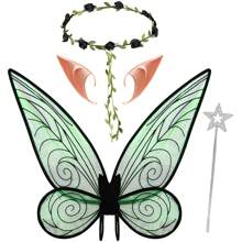 Feenflügel für Erwachsene, Feenkostüm Flügel für Frauen, Schmetterling Fee Accessoires, Halloween Kostüm - Verschiedenfarbig - Übersicht 1