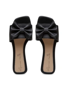 Women Flat Sandals - 黑色 - 查看 3