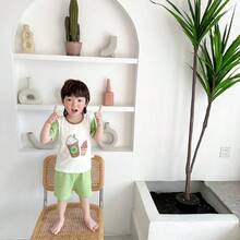 Teen Girls Sets - 綠色 - 查看 2