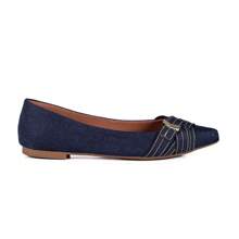 Women Flat Sandals - Màu xanh lam - Xem 1