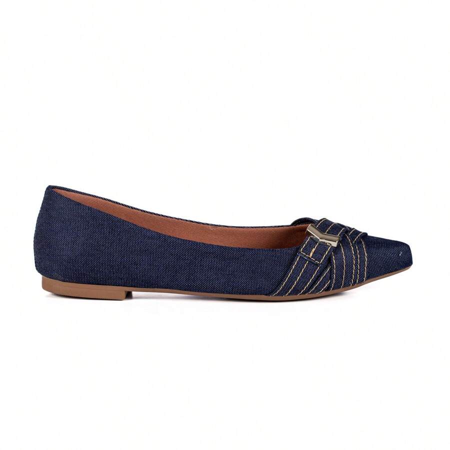 Women Flat Sandals - Màu xanh lam - Xem 1