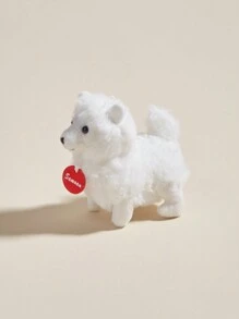 1pc Small Samoyed Dog Plush Toy Suitable For Pets Daily Play - Multicolor - View 2