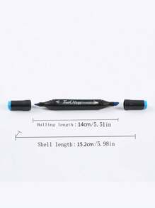 24 cái Bút đánh dấu màu hỗn hợp - màu đen - Xem 3