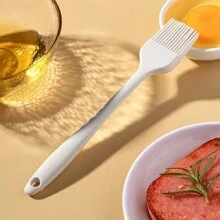 4pcs Mini Silicone Baking Tools Set, Including Whisk, Spatula And Feeding Spoon - Black - View 3