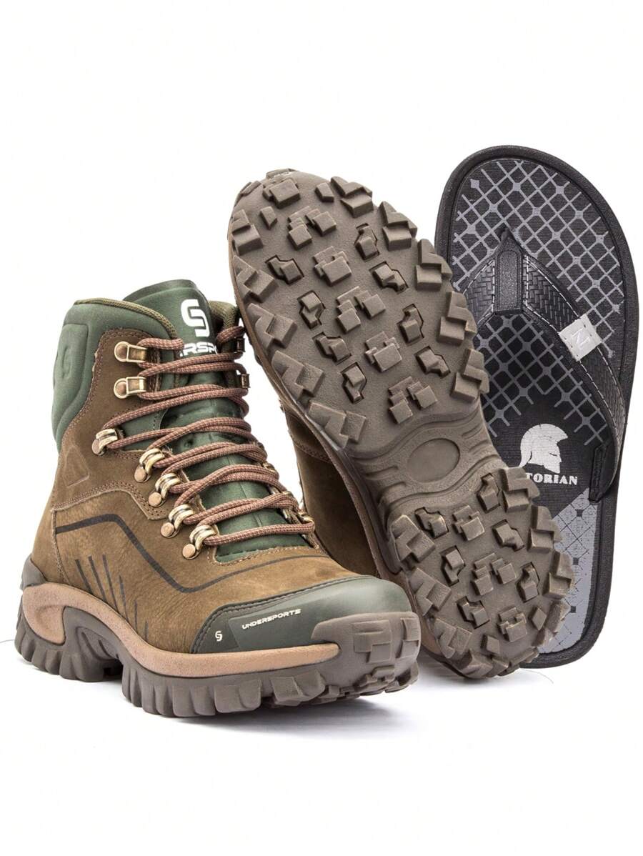 Men Boots - 軍綠色 - 查看 1