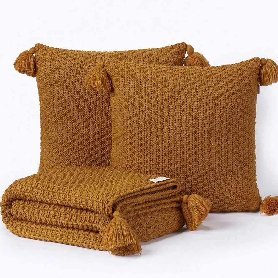 Throws - 芥末 - 查看 1