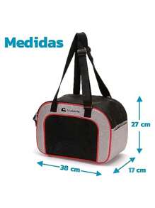 Transportadora Plegable Bluelander para Mascota - Rojo - Ver 4