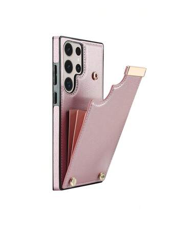 Compatible With Samsung Galaxy Compatible With IPhone Ultra Luxury Leather Phone Case With Card Slot Stand Covers