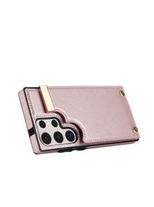 兼容三星Galaxy和的超豪华真皮手机壳，带卡槽和支架