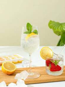 Bandeja Para Cubitos De Hielo Con Tapa Para El Hogar, Contenedor De Almacenamiento Para Congelador, Molde Para Fabricación De Hielo, Colores Surtidos, 1 Ud. - Multicolor - Ver 6