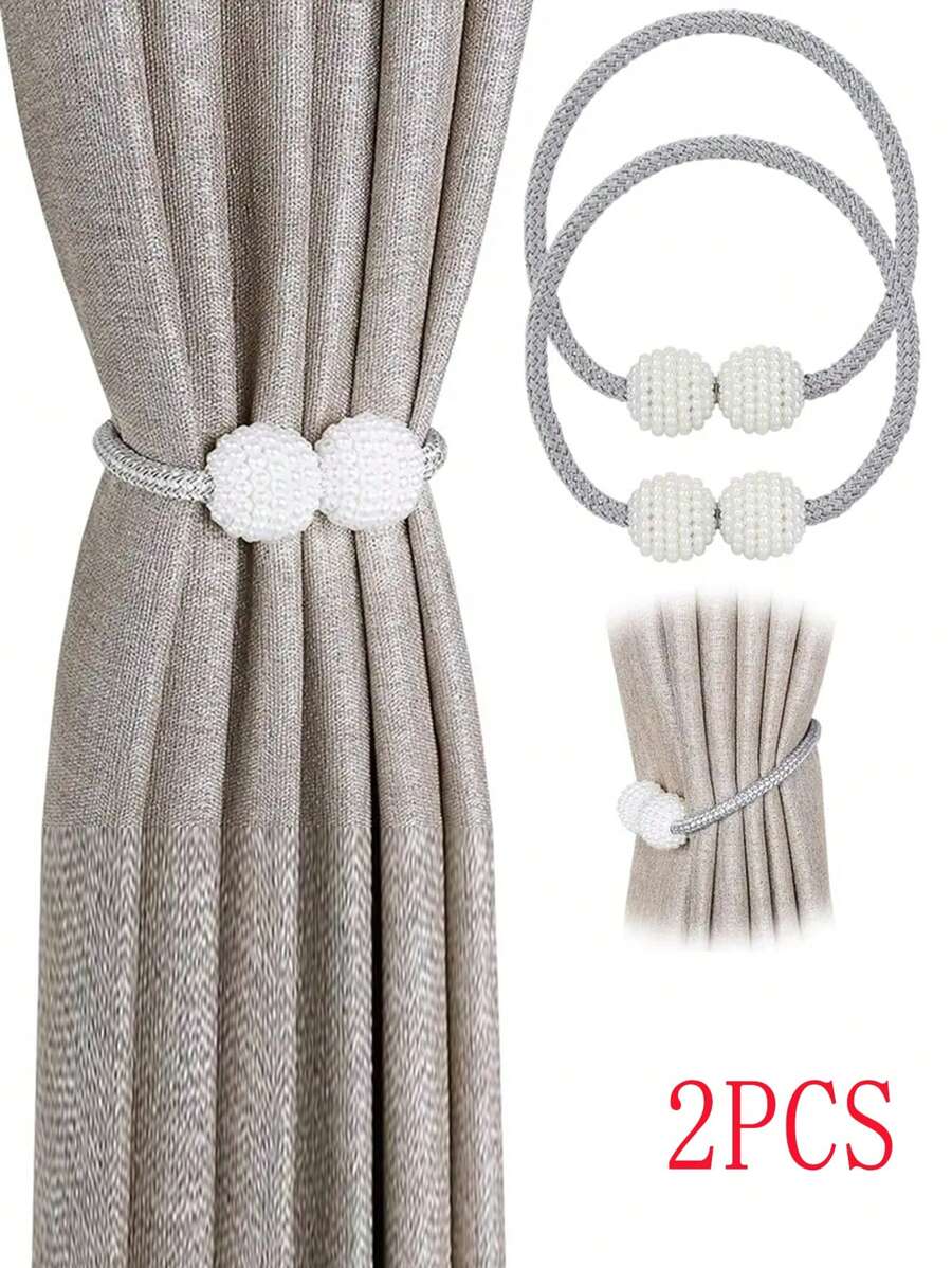 2pcs Curtain Tiebacks, Window Tieback Holder Decorative Rope