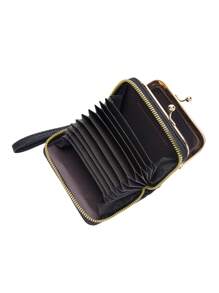 Multifunction Small Coin Zipper Pouch Wallet For Lightweight Portable Card ID Card White-Collar Workers For Female For Holiday For Anniversary For Birthday Gift Gift Accessories Gift Wristlet Wallet Card Holder Card Holder Wallet Business Card Holder Credit Card Holder Card Holder Women For Women Wallet Mini Wallet Purse Wallet Card Wallet