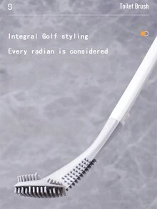 1pc Blue Golf Style Toilet Brush - Blue - View 4