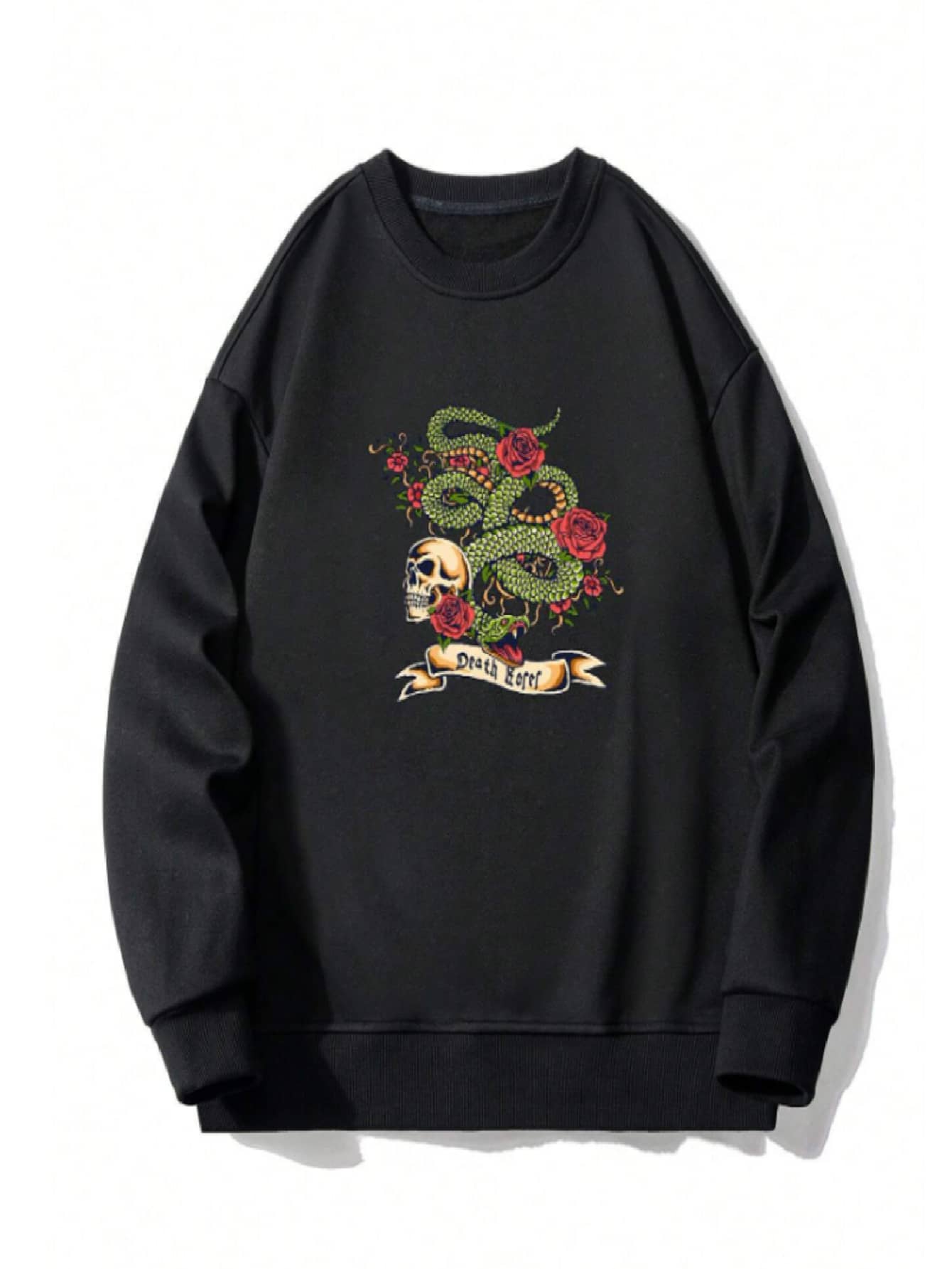 Men Sweatshirts - 黑色 - 查看 1