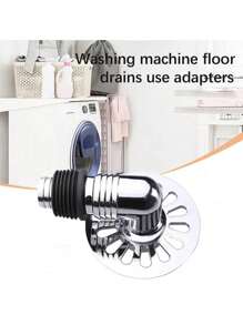 1pc Thoát sàn bằng thép không gỉ - Bạc - Xem 3