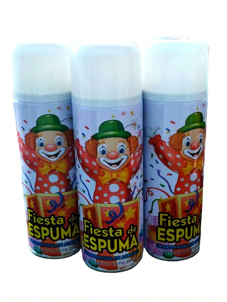 6 Espuma para Fiesta Nieve en Spray - Blanco - Ver 1