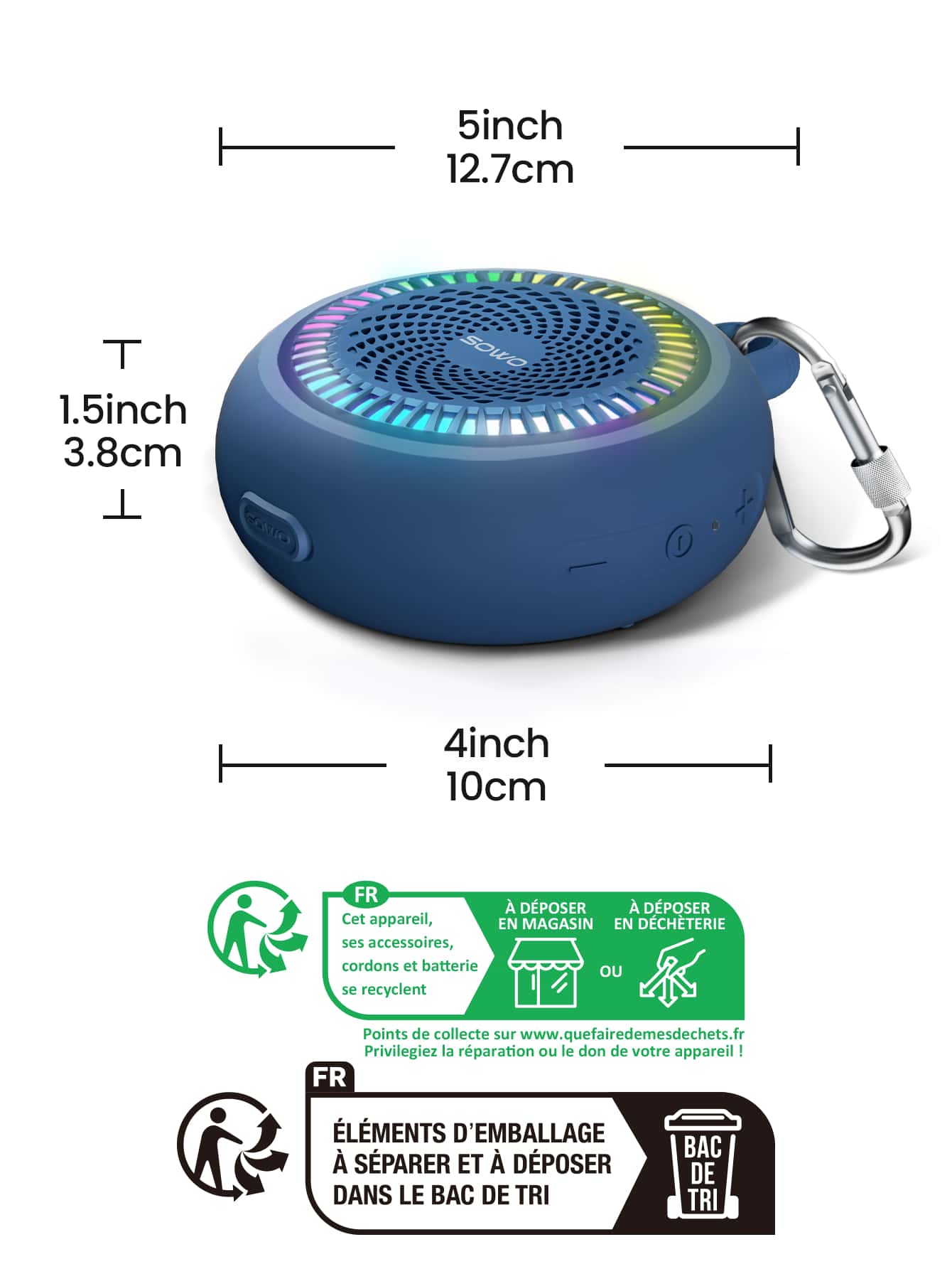 enceinte portable sans fil SB2000B/00
