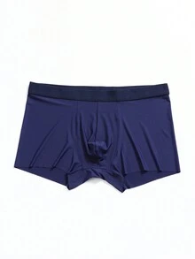 6pcs Ice Silk Seamless Thin Low Rise Convex Pouch Men's Trunks - Multicolor - View 8