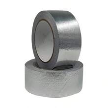 1捲鋁箔膠帶,耐高溫、防水、防陽光、防黴菌,加厚,防火且自粘