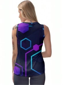 Women Sports Tees & Tanks - 灰色 - 查看 4