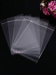 Nhiều loại Kích thước Trong sáng OPP Thẻ Đầu Treo Lỗ Túi Đối với Đồ trang sức Lưu trữ - Trong sáng - Xem 1