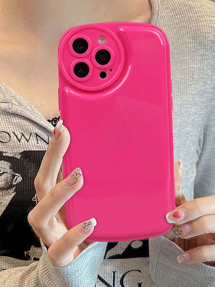 Funda para teléfono rosa compatible con Apple iPhone - Rosa Fucsia - Ver 1