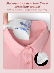 10pcs/pack Collar Stays To Prevent Collars & Hat Brims From Getting Dirty - White - View 4