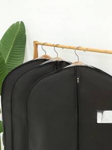 1pc Plain Garment Cover - Black - View 4