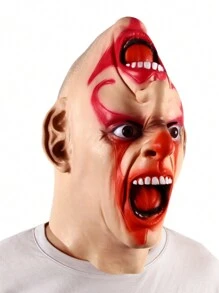 萬聖節恐怖顛倒面具可怕殭屍魔鬼面具令人毛骨悚然角色扮演服裝派對道具成人 - x14155 - 查看 4