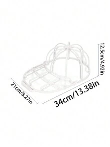 Insertos De Corona De Gorra De Béisbol Multipropósito Para La Limpieza De Sombreros, Protector De Limpieza De Gorra De Doble Capa - Negro - Ver 7