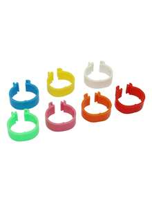 70pcs Yellow Poultry Leg Bands Without Words For Pigeon, Bird And Chicken Identification - Yellow - View 5