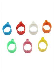 70pcs Yellow Poultry Leg Bands Without Words For Pigeon, Bird And Chicken Identification - Yellow - View 3