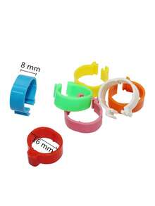 70pcs Yellow Poultry Leg Bands Without Words For Pigeon, Bird And Chicken Identification - Yellow - View 2