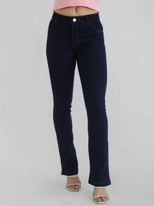 Women Pants - Màu xanh hải quân - Xem 2
