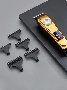 男性usb電動髮剪,專業lcd顯示髮剪,配有雕刻套件和全身可水洗的多功能電動剃刀
