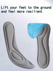 1對納米按摩鞋墊 - 足球灰