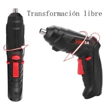 Electric Screwdriver Cordless Drill 3.6v, 47pcs - Rechargeable - View 6