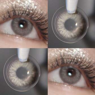 1 par de lentes de contacto de la serie Color, uso anual, 14,0 mm Lentes de contacto