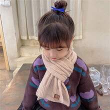 Infinity Scarf For Children In Figure Eight Shape, Cute And Warm For Boys And Girls - Pink - View 2