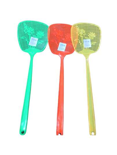 Kit 2 Raquete mata-moscas de plástico