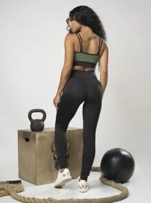 Women Sports Sets - 軍綠色 - 查看 2