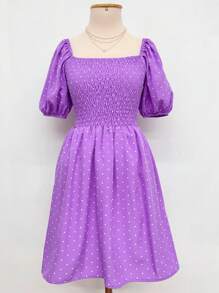 Women Dresses - Lilac Purple - View 2