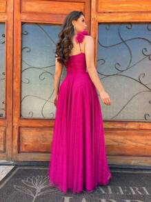 Bridesmaid Dresses - 玫瑰紅 - 查看 2