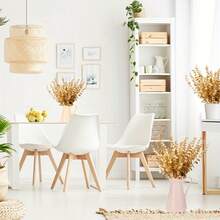 6入組金色人造尤加利葉片,用於裝飾樹枝,16英寸仿真尤加利樹枝,適用於花藝布置,婚禮裝飾,家居裝飾 - 金色 - 查看 7