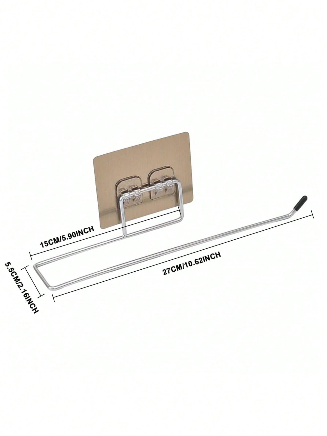 No Drill Towel Holder, Towel Rack, Bathroom Hooks, Wall Mounted Towel