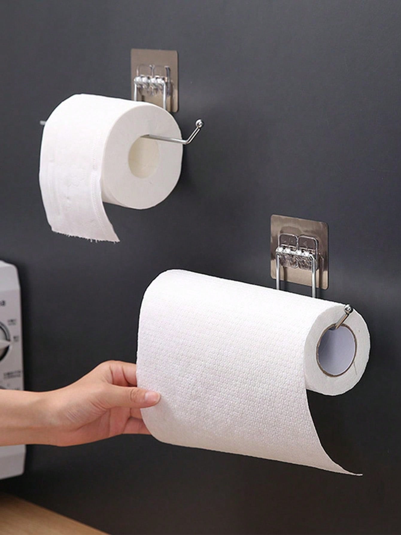 No Drill Towel Holder, Towel Rack, Bathroom Hooks, Wall Mounted Towel