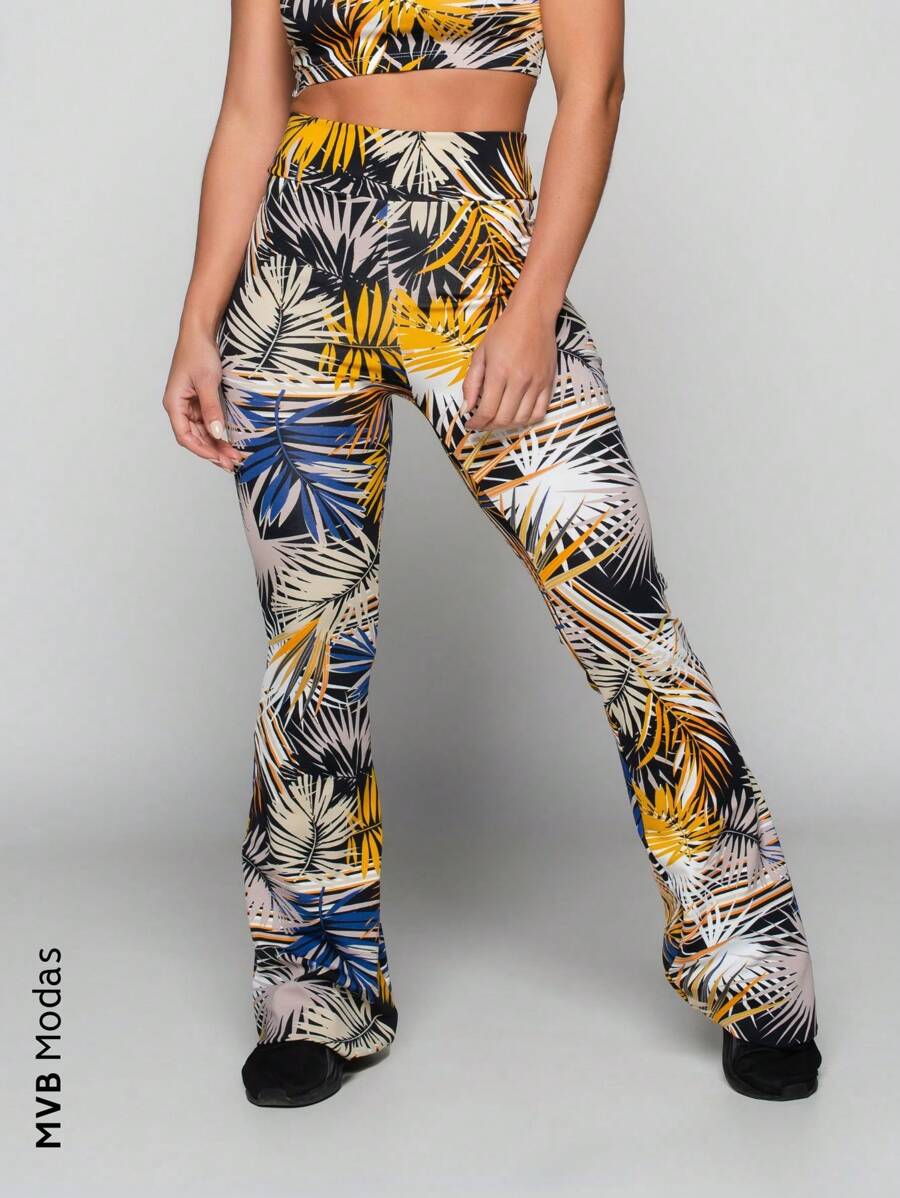 MVB Modas Women Pants - Mustard Yellow - View 1