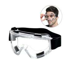 软边四粒子防风防护眼镜 防飞溅防风眼镜（加厚镜框）眼镜