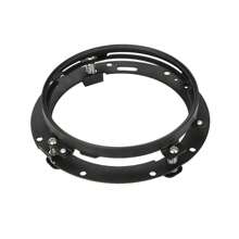 1pc Black 7-inch Led Headlight Ring Type Headlight Bracket For Jk Tj And For Road King - Black - View 10